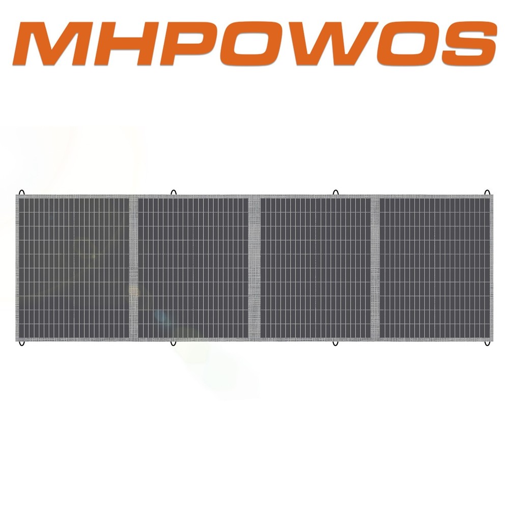 MHPOWOS 200W Portable Solar Panel Foldable Solar Modules for Camping Solar
