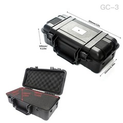 Waterproof Shockproof Tool Case For Harsh Environments 305x165x105mm Container