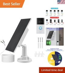 Solar Charger for Ring Doorbell with Built-in Energy Storage – Solar Panel Co…