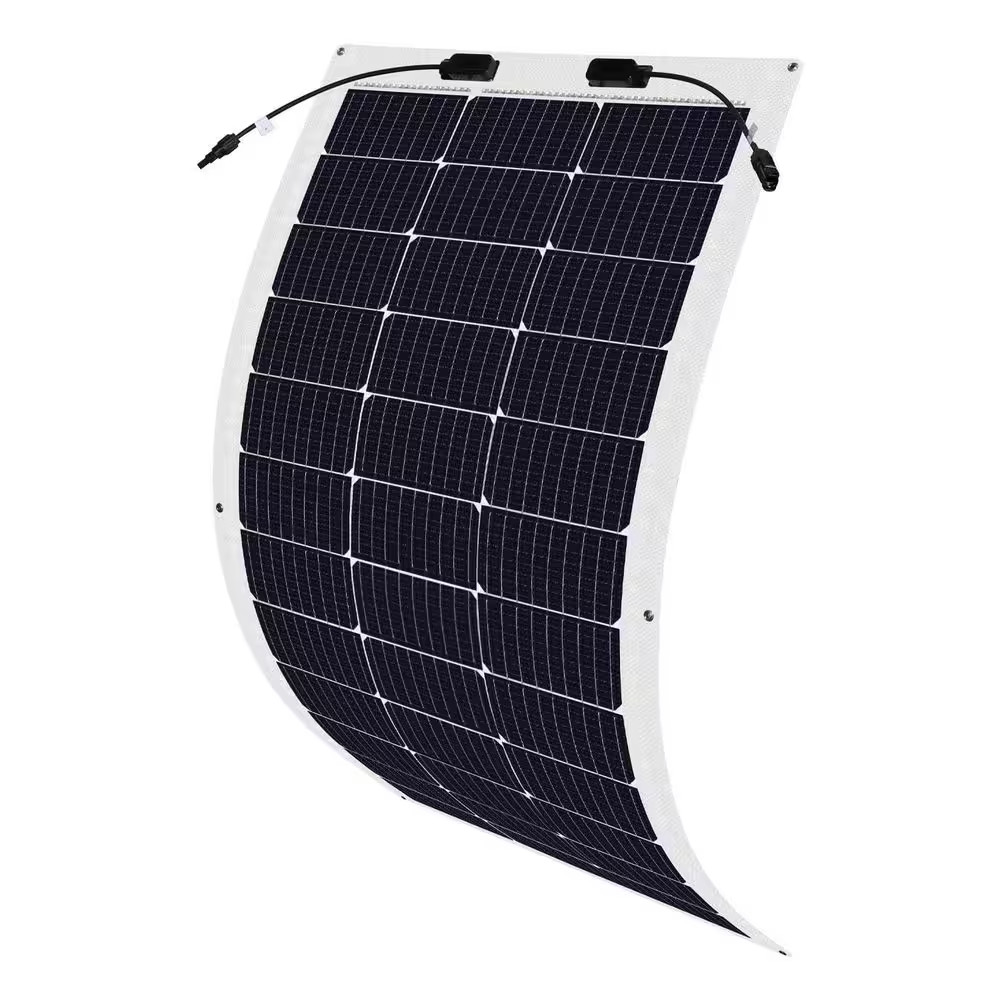 100-Watt 12-Volt, High Efficiency Monocrystalline Flexible Lightweight Solar Pan