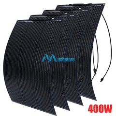 Versatility Flexible Solar Panel 100 200 400 watt for Camping Home Boat Rv Roof