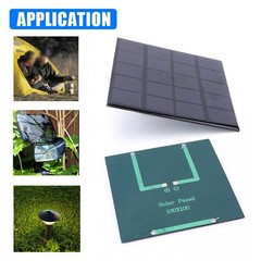Portable Polycrystalline Solar Panel 3W 5V Fast Charger for Outdoor Use