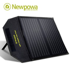 Newpowa 60W Watt 12V Portable Solar Panel Compatible With Normal Solar Generator