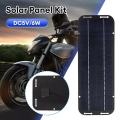 30W 12V Solar Panel Charger Kit with USB for Car Boat RV Battery Maintenance Lot