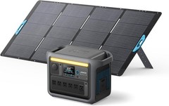 C1000 Portable Power, 1800W (Peak 2400W) Solar Generator, Full Charge in 58 Min