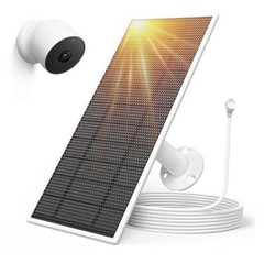 Solar Panel for Google Nest Camera Outdoor or Indoor(Battery Version), 1 Pack