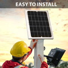 Mighty Max 10W 12V High Efficiency Mono Solar Panel for Motorcycles, Lawn Mowers