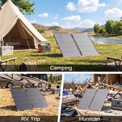 2pack 200W Solar Panel Portable For EcoFlow DELTA Pro 3 4000Wh solar generators
