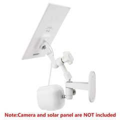 2-in-1 Wall Mount for Arlo Solar Panel and Pro/Pro arlo mount, White