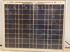 bp solar panel, Model SX320M, 20 Watt, ISCO