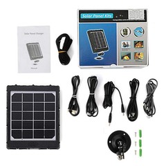 TKKOK Trail Camera Solar Power Panel 8000mAh 3W Supporting 12V 9V 6V for All …