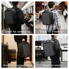 20W Solar Backpack HPBC USB 5V 3A 75% Charged Storage Bag Power for Hiking Trip