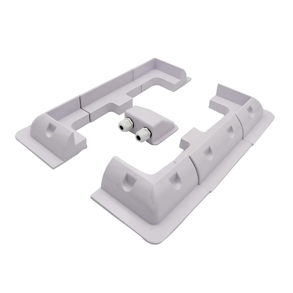 Panel Mounting Brackets ABS Corner Bracket Kit 7PCS, Drill-Free Widely Used on R