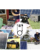 Solar Panel To 8mm Adapter Cable Dc 8mm Connector With Dc 5.5X2.5mm Converter📦
