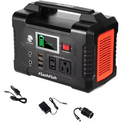 200W Portable Power Station 40800mAh Solar Generator 110V AC Backup