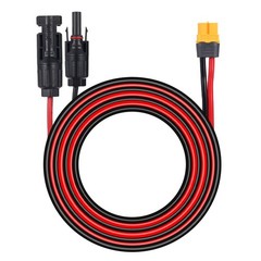 10ft 12 AWG XT60 Female Connector Adapter to Solar Extension Cable Battery Cable