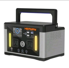 Portable Power Station 700W, 577Wh Battery Solar Generator, Power Bank 110V/ Sur