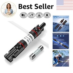 PV Male & Female Connector for 30A Solar Fuse Holder – 1000V DC Safety Device