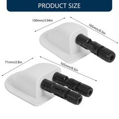 Solar Weatherproof Cable Entry Gland RVs Roof Solar Junction Box Entry Housing