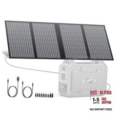 60W Portable Solar Panels, Foldable Solar Panel Charger for Portable Black 60W