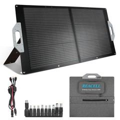 REACELL 100W Foldable Portable Solar IP65Panel for Power Station Solar Generator