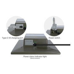 3W Solar Panel Kit with 6000mAh Battery Dual Output for Security Camera Backup