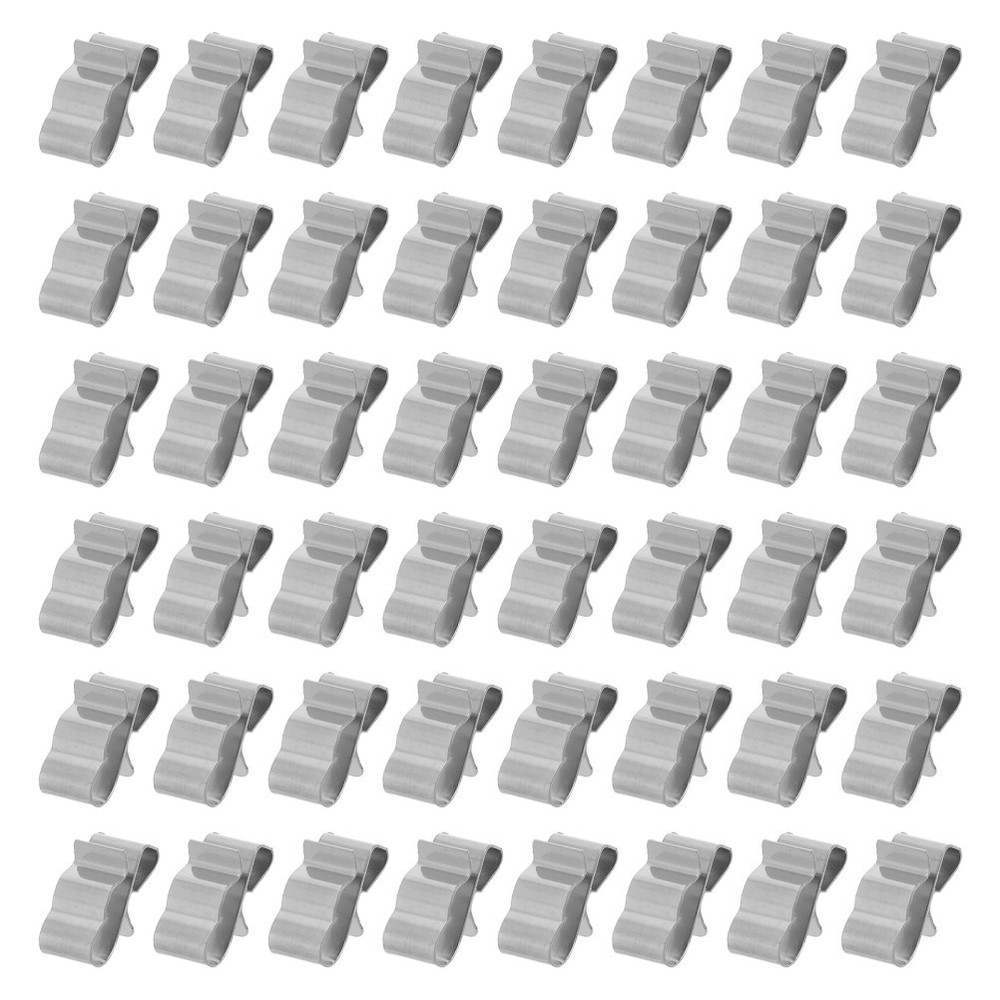 100Pcs Solar Panel Cable Clamps Stainless Steel Weather Resistant Wire Clips