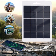10/20W Portable USB Solar Panel Charger Power Bank for Outdoor Camp Hiking Phone