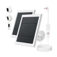 Solar Panel for Ring Camera, 2 Pack 4W Solar Charger Compatible with Ring Spo…