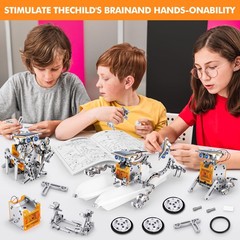 Bottleboom Stem 13-In-1 Education Solar Power Robots Toys For Boys Age 8