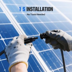 Integrated Solar Connector 2-6 Y Branch Parallel PV Adapter Cable Wire Plug T…
