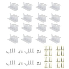16 Units Solar Panel Mounting Brackets,Z Bracket Sets Lightweight Aluminum Co…