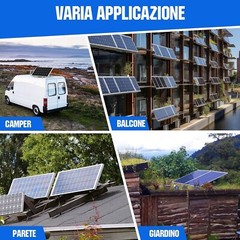 Comprehensive 45in Solar Mounting Brackets with Foldable Legs for All Panels