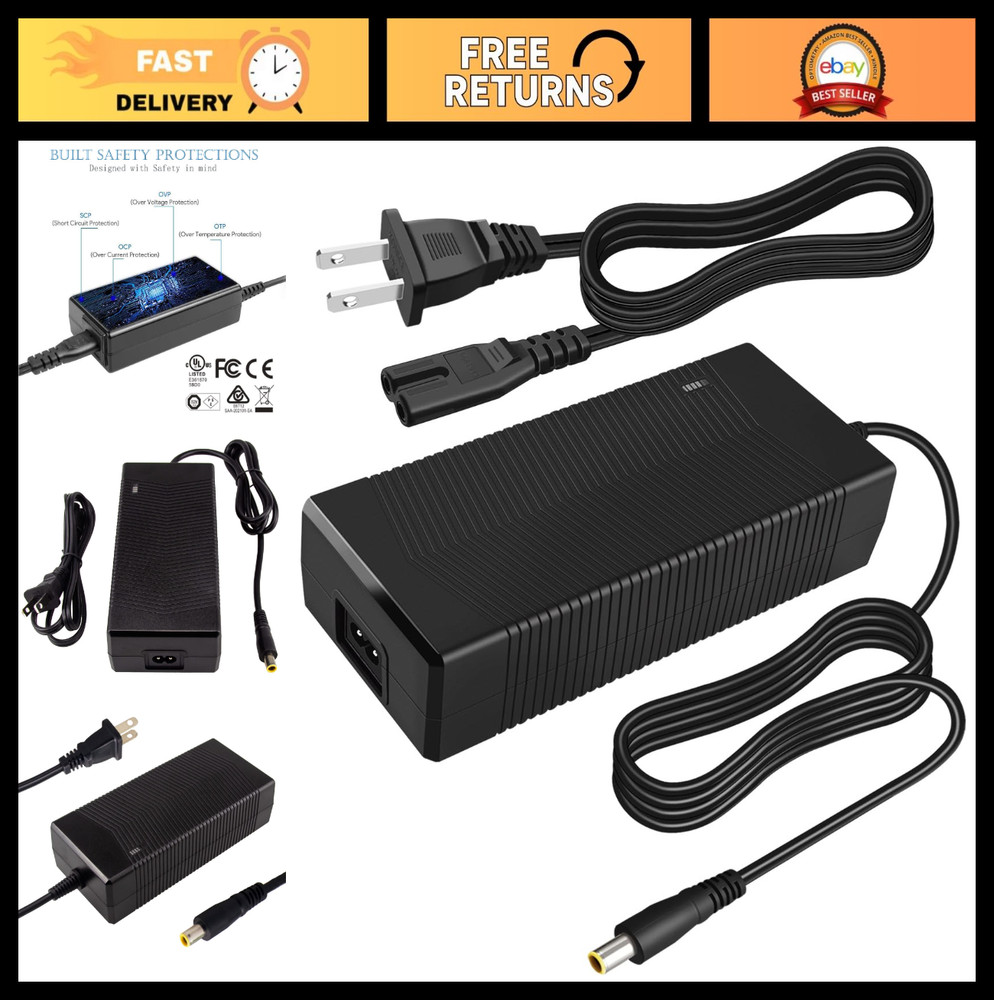 200W Portable Power Station Charger, AC to DC Adapter for Outdoor Use & Camping