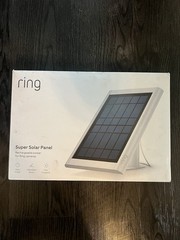 Ring White Solar Panel Rechargeable For Ring Cameras