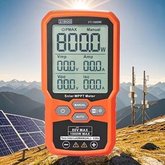 ZIBOO FT-1000W Solar Panel Tester MPPT Meter – 1000W Max Power,