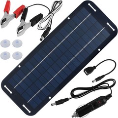 Solar Panel Kit – 12V Solar Trickle Charger, Portable Solar Powered Charger …