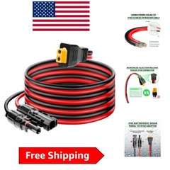 Durable 5FT Waterproof XT60 Solar Connector – Ideal for Power Stations