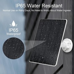 Solar Panel for Simplisafe Outdoor Camera Series 2 Wireless and Wired IP65