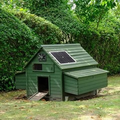Solar Panel Fan Kit, 12W Weatherproof Solar Panel with DC Fan for Small Chick…