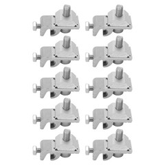 10Pcs Solar Mounting System Grounding Clip Lug Bracket Clamps Photovoltaic