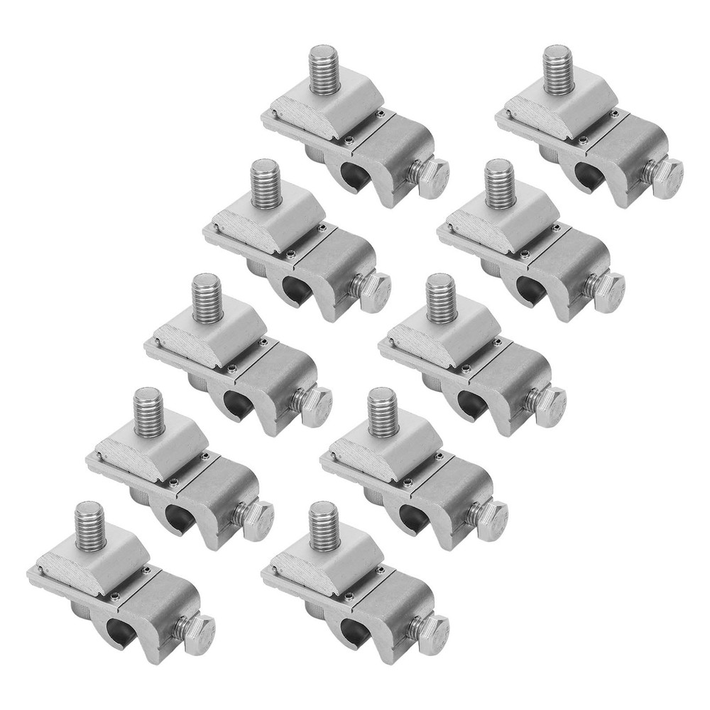10Pcs Solar Mounting System Grounding Clip Lug Bracket Clamps Photovoltaic