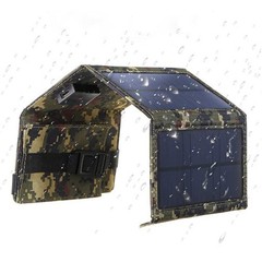 80W USB Solar Panel Folding Power Bank Outdoor Camping Hiking Phone Charger Kit