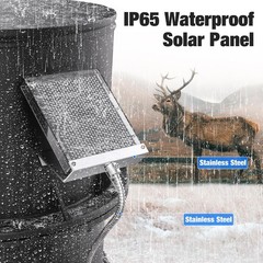 12V Waterproof Solar Panel Charger Kit for Deer Feeder Charging System Solar