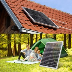 600W Watt Solar Panel Mono 12V Off-Grid Battery Power for Sunshed RV Home Boat