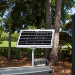 SUNER POWER 10 Watt Solar Panel Powered Charger Kit + Tubular Mount Bracket f…