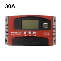 30A to 100A For MPPT Solar Charge Controller for Off Grid Solar System LCD USB