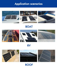 600 watts Solar panel kit flexible home Battery Charger energy Controller system