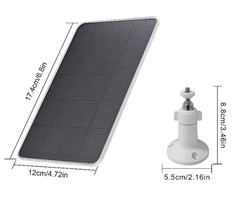 Solar Panel For CCTV Security Camera Type-C Port Charger Outdoor 10W5V