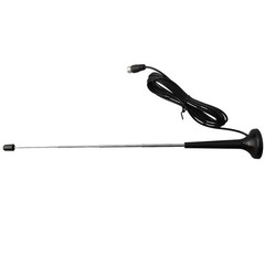 FM Antenna with Magnetic Base and 3 Adapters for Convenient Reception Anywhere